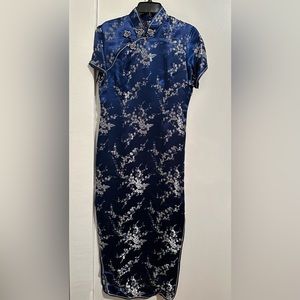 Chinese Traditional Cheongsam Dress for Womens- Size 40